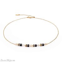 Колье Coeur de Lion Black-Gold, 5076/10-1316