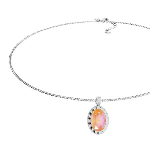 Колье Qudo TIVOLA UNICA big (S/P) Crystal orange ignite 3cm, 420713 фото 8