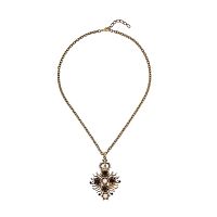 Колье Celeste G, с кристаллами Swarovski и жемчугом, CS26.1-2182 красный