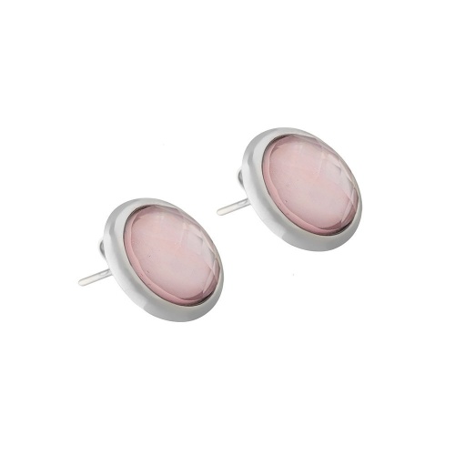 Серьги Possebon pearl quartz rose A9997.9 R/S