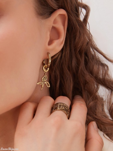 Серьги Fiore di Firenze OR1602 GRAFITE фото 2