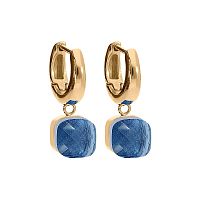 Серьги Qudo FIRENZE (G) Dark Blue, 107001/20-4730