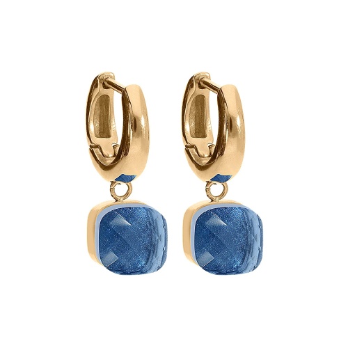 Серьги Qudo FIRENZE (G) Dark Blue, 107001/20-4730