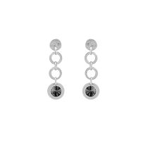 Серьги VIDDA, Sweet, с кристаллом Swarovski, VD24.1-01848 серый
