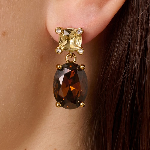 Серьги Dyrberg Kern ANTONIA SG BROWN, 470147 фото 2