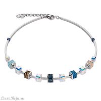 Колье Coeur de Lion Blue-Turquoise 4906/10-0706