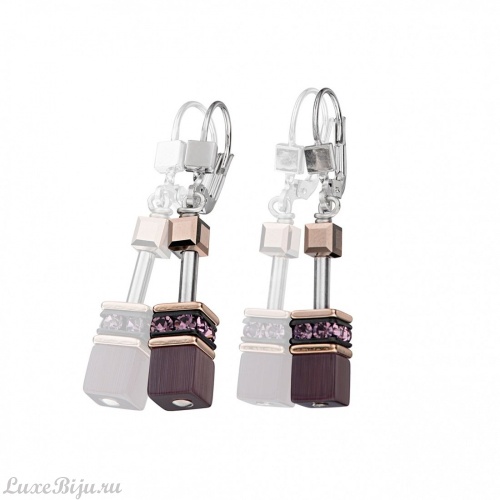 Серьги Coeur de Lion Amethyst 4016/20-0824