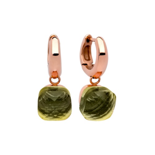 Серьги Qudo Firenze olivine, 300149 G/RG