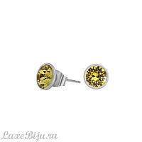 Пусеты Fiore Luna Light Topaz SWE298 LT S
