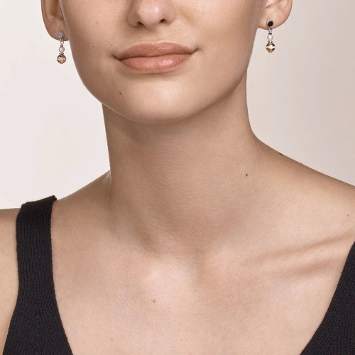 Серьги Coeur de Lion Grey-Rose Gold, 5049/21-1226 фото 2