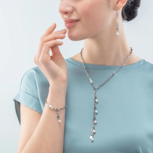 Колье Coeur de Lion White-Silver, 1112/10-1417 фото 2