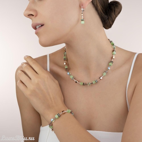 Серьги Coeur de Lion Light Green 4016/20-0520 фото 3