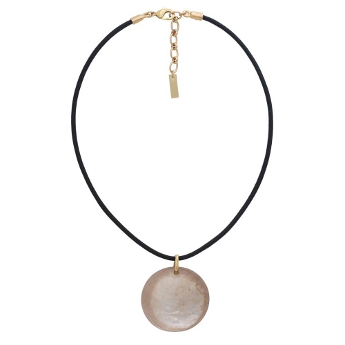 Колье Nature Bijoux, Saint Honore, с ракушкой Capiz в смоле, NB26.1-15-43712 бежевый