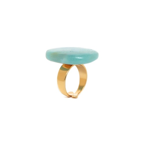 Кольцо Nature Bijoux, Honolulu, разъемное, с амазонитом, NB24.1-19-25115 голубой фото 4