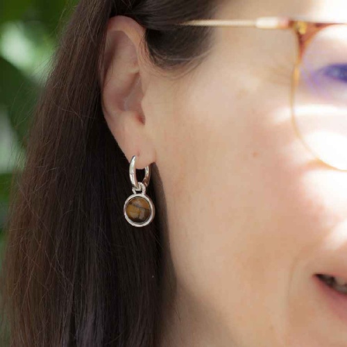 Серьги Fiore Luna TIGER EYE, LE1115 BR/S фото 2