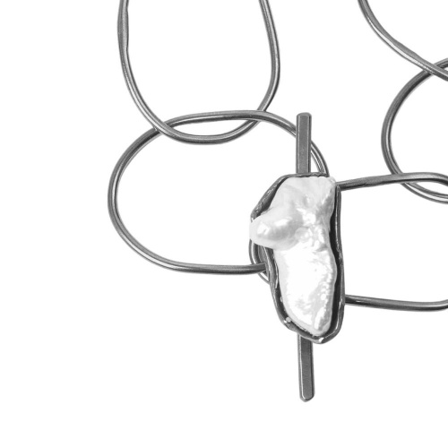 Браслет Katerina Vassou, Cordelia, с жемчугом, KV23.2-308431 серебристый