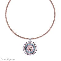 Колье Coeur de Lion Rose Turquoise 4954/10-1906