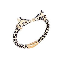 Браслет Polina Firenze, кафф, жираф с эмалью и кристаллами, PF26.1-BR4306 бежевый