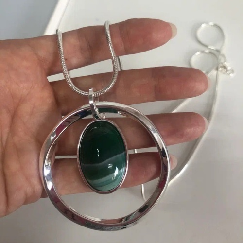 Колье Fiore Luna GREEN QUARTZ, LN5144 G/S фото 4