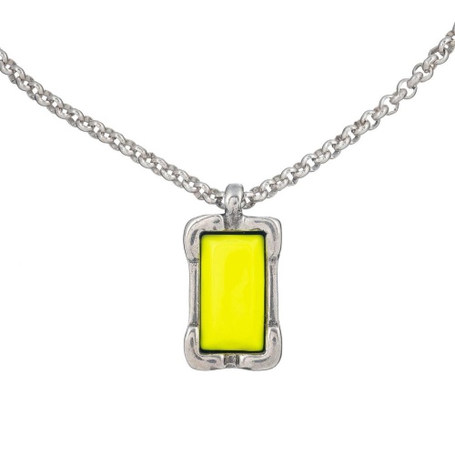 Колье Tra-la-ra, Neon, cо смолой, TLR24-236P202 желтый фото 2