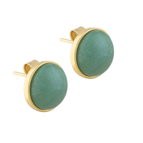 Серьги Possebon pearl green quartz A1992.16 G/G фото 2