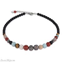 Колье Coeur de Lion Multicolor Gemstone 4888/10-1561