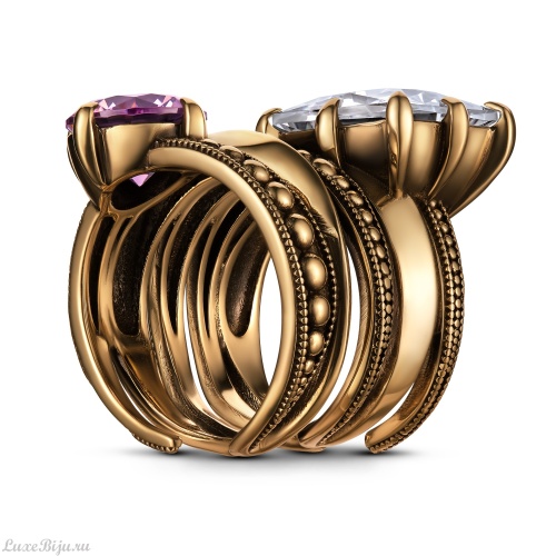 Кольцо Fiore di Firenze AN0433 ROSA фото 2