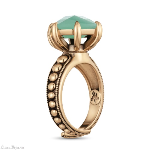 Кольцо Fiore di Firenze AN0588 CRISOPRASIO фото 2