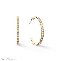 Серьги Coeur de Lion Multicolor-Pastel Gold , 0128/21-1590