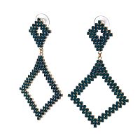 Серьги Moon Paris, Lorian, с кристаллами, ML-23.03-048 зеленый
