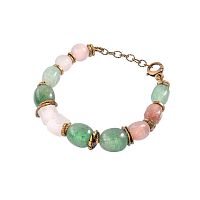 Браслет Alcozer&J, с кварцем, AL-B48FT25-R зеленый