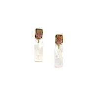Серьги Nature Bijoux, Vendome, с перламутром, NB23.2-12-78715 белый
