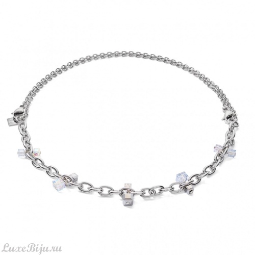 Колье Coeur de Lion Crystal-Silver 5063/10-1817