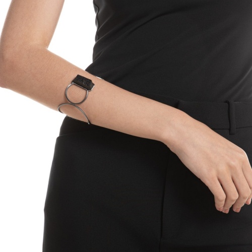 Браслет Katerina Vassou, Cosmic, кафф, с турмалином, KV25.2-404842BTOURM серебристый фото 2