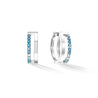 Серьги Coeur de Lion Blue-Silver, 0136/21-0717