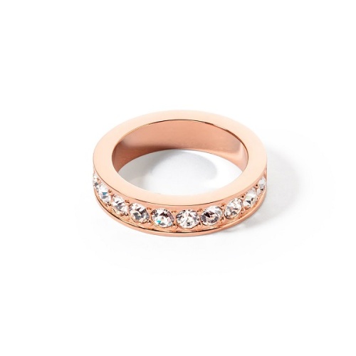  Кольцо Coeur de Lion Crystal-Rose gold 18 мм, 0131/40-1822 56