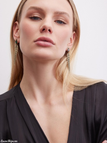 Серьги Fiore di Firenze OR6350 SMERALDO фото 4