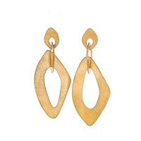 Серьги Estrosia, металл, ES-OREQ3-4A золотистый