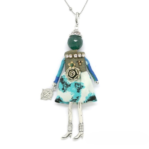 Подвеска Miamelie, кукла Элизабет, MiA-2604-CL8893 серебристый