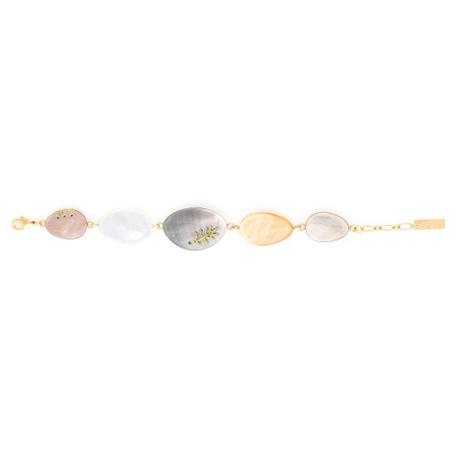 Браслет Nature Bijoux, Calliope, с перламутром и золотистый нитью, NB25.1-13-44090 коричневый фото 4