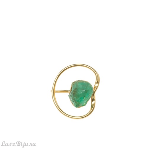 Кольцо Katerina Vassou, Improvisation, с кварцем, KV26.1-406152G мятный