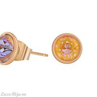 Пусеты Fiore Luna Peach Delite SWE298 PD RG