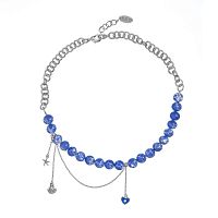 Колье Lanzerotti, Costa Azzurra, с яшмой и цветной эмалью, LZ-26.04-124 синий