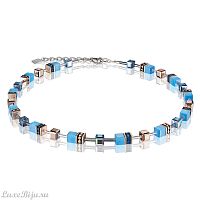 Колье Coeur de Lion Blue 4016/10-0700