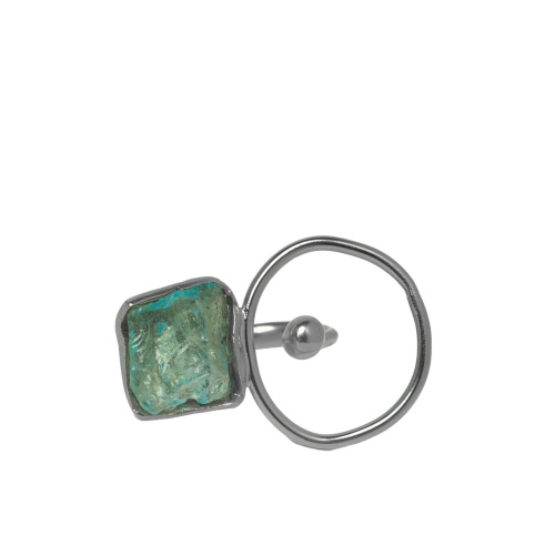 Кольцо Katerina Vassou, Tulip, с топазом, KV24.1-308803B серебристый фото 3