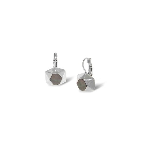 Серьги Nature Bijoux, Vendome, с перламутром, NB26.2-12-90733 серый