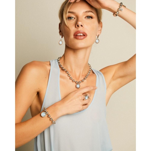 Серьги VIDDA, Sweet, с кристаллом Swarovski, VD25.2-01846 серый фото 3