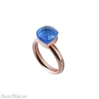 Кольцо Qudo Firenze ocean 18 мм 612125 BL/RG