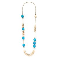 Колье Nature Bijoux, Lumbang, тамариндовое дерево и лумбанг, NB23.2-15-42870 голубой