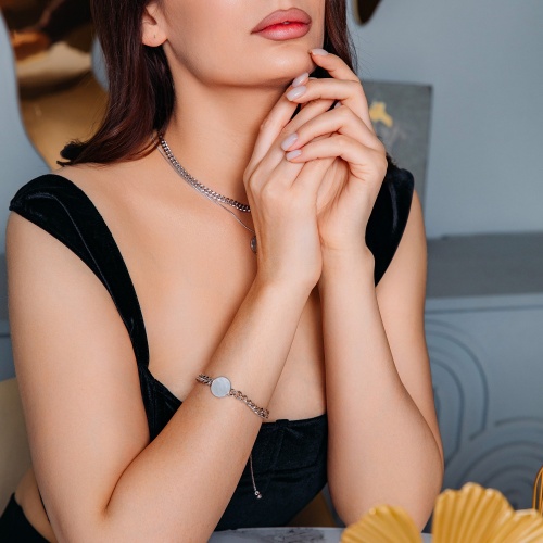 Браслет Fiore Luna MOP, C2110NM-B04.2 BW/S фото 4